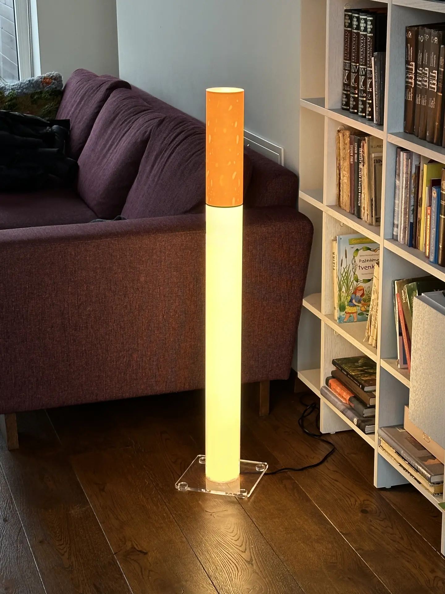 Cigarette Lamp - Living room view